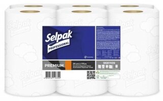 Selpak Professional Premium 25 cm Sensörlü Dispenser Kağıt Havlu 6 Rulo