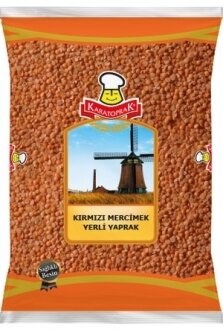 Karatoprak Yerli Kırmızı Yaprak Mercimek 1 kg