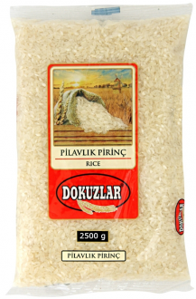 Dokuzlar Pilavlık Pirinç 2.5 kg