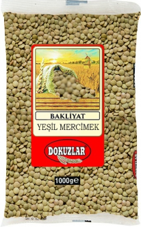 Dokuzlar Yeşil Mercimek 1 kg