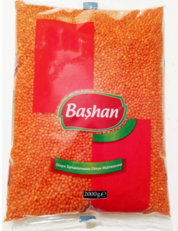 Başhan Kırmızı Toptane Mercimek 2 kg