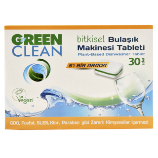 U Green Clean Tablet Bulaşık Makinesi Deterjanı 30 Adet