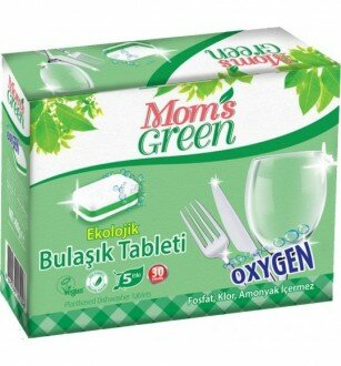 Mom's Green Tablet Bulaşık Makinesi Deterjanı 30 Adet