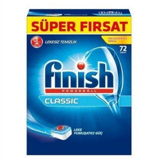 Finish Classic Powerball Tablet Bulaşık Makinesi Deterjanı 72 Adet