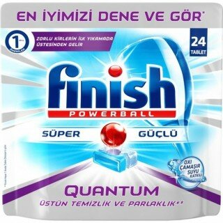 Finish Quantum Oxi Tablet Bulaşık Makinesi Deterjanı 24 Adet