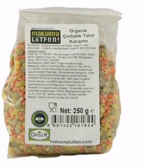 Makarna Lütfen Organik Çorbalık Tahıl Karışımı 500 gr