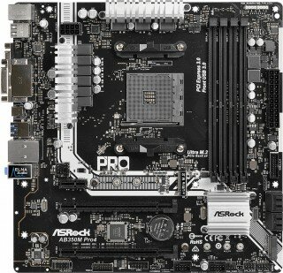 ASRock AB350M Pro4 LGA 1151 Soket Anakart