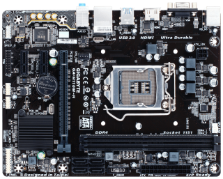 Gigabyte GA-H110M-H LGA 1151 Soket Anakart