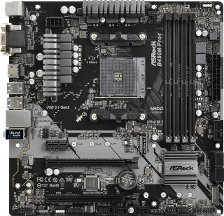 ASRock B450M Pro4 AM4 Soket Anakart