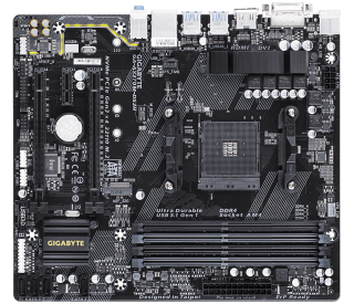 Gigabyte GA-AX370M-DS3H AM4 Soket Anakart