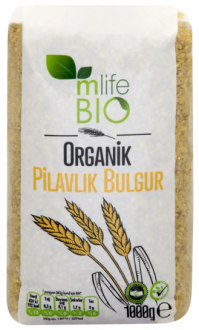 M Life Organik Pilavlık Bulgur 1 kg