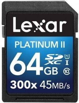 Lexar Premium II 300X SD Kart (64 GB) (LSD64GBBEU300)