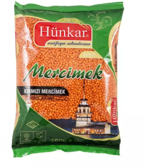 Hünkar Kırmızı Mercimek 1 kg