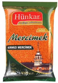 Hünkar Kırmızı Mercimek 2.5 kg