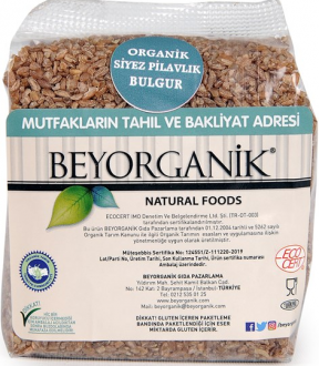 Beyorganik Organik Siyez Pilavlık Bulgur 1 kg