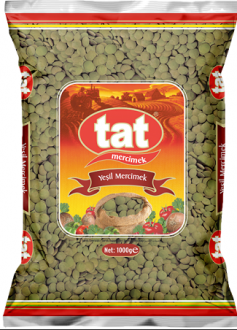 Tat Bakliyat Yeşil Mercimek 1 kg