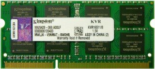 Kingston ValueRAM 8 GB 1600 MHz DDR3 Ram (KVR16S11/8)