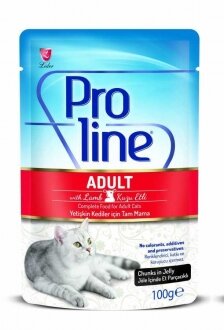 Proline Pouch Kuzu Etli Yaş 100 gr Kedi Maması