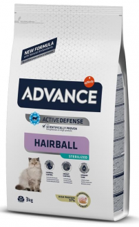 Advance Hairball Sterilised Hindili 3 kg Kedi Maması