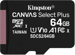 Kingston Canvas Select Plus microSD Kart (64 GB) (SDCS2/64GB)