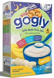 Gogly Sütlü Muzlu Pirinç Unu Gece 200 gr Kaşık Mama