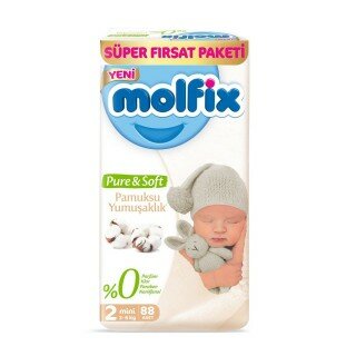 Molfix Pure&Soft 2 Beden Bebek Bezi