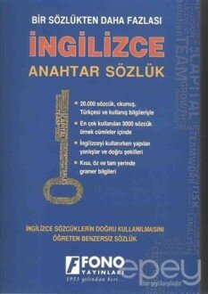 İngilizce Anahtar Sözlük