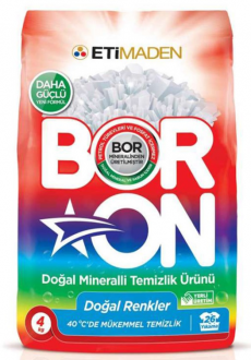 Boron Doğal Renkler Toz Çamaşır Deterjanı 4 kg