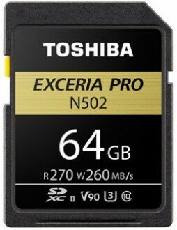 Toshiba Exceria Pro N502 SD Kart (64 GB) (THN-N502G0640E6)