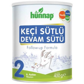 Hünnap 2 Numara Keçi Sütlü 400 gr Devam Sütü (2 numara)