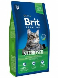 Brit Premium Sterilised Tavuklu 8 kg Kedi Maması