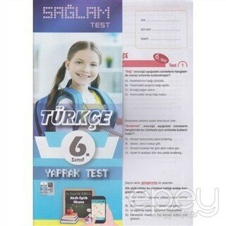 6. Sınıf Türkçe Sağlam Yaprak Test (Poşetli)