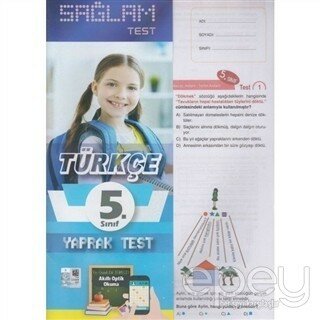 5. Sınıf Türkçe Sağlam Yaprak Test (Poşetli)