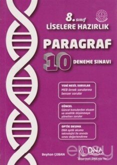 8. Sınıf Paragraf 10'lu Deneme Sınavı