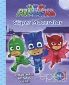 Pj Masks Çıkartmalı Boyama Kitabı