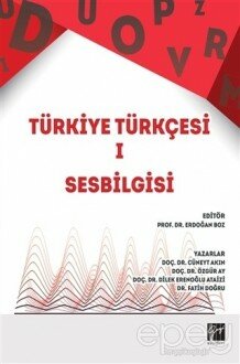 Türkiye Türkçesi 1 - Ses Bilgisi