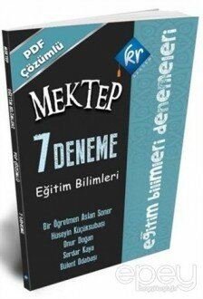 KPSS Eğitim Bilimleri Mektep 7 Deneme