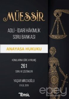 Müessir Adli-İdari Hakimlik Soru Bankası - Anayasa Hukuku