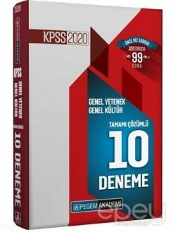 2020 KPSS Genel Yetenek Genel Kültür Tamamı Çözümlü 10 Deneme