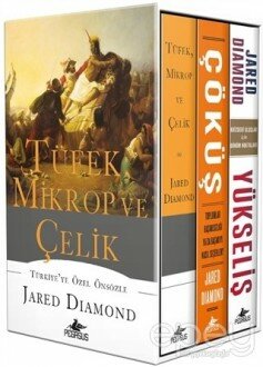 Tüfek Mikrop ve Çelik Üçlemesi (3 Kitap Kutulu, Karton Kapak)