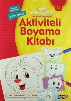 Aktiviteli Boyama Kitabı - Hayvanlar