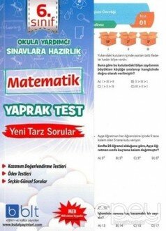 6. Sınıf Matematik Yaprak Test