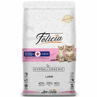 Felicia Düşük Tahıllı Kuzu Etli Yavru 12 kg Kedi Maması