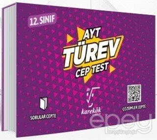 AYT Cep Test 12. Sınıf Türev