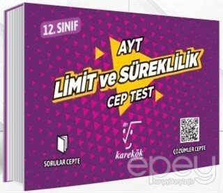 AYT Cep Test 12. Sınıf Limit ve Süreklilik