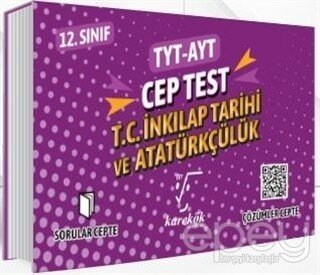 TYT AYT Cep Test 12. Sınıf T.C. İnkılap Tarihi ve Atatürkçülük