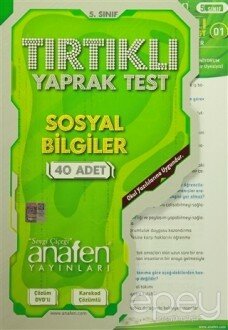 5. Sınıf Tırtıklı Yaprak Test Sosyal Bilgiler