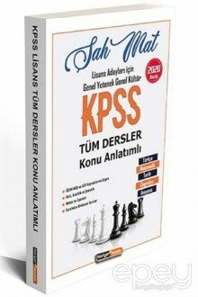 2020 KPSS Şah Mat Genel Yetenek Genel Kültür Tüm Dersler Konu Anlatımlı