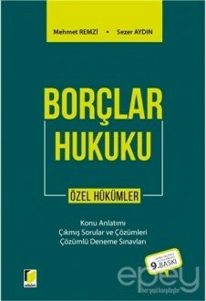 Borçlar Hukuku Özel Hükümler