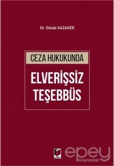 Ceza Hukukunda Elverişsiz Teşebbüs